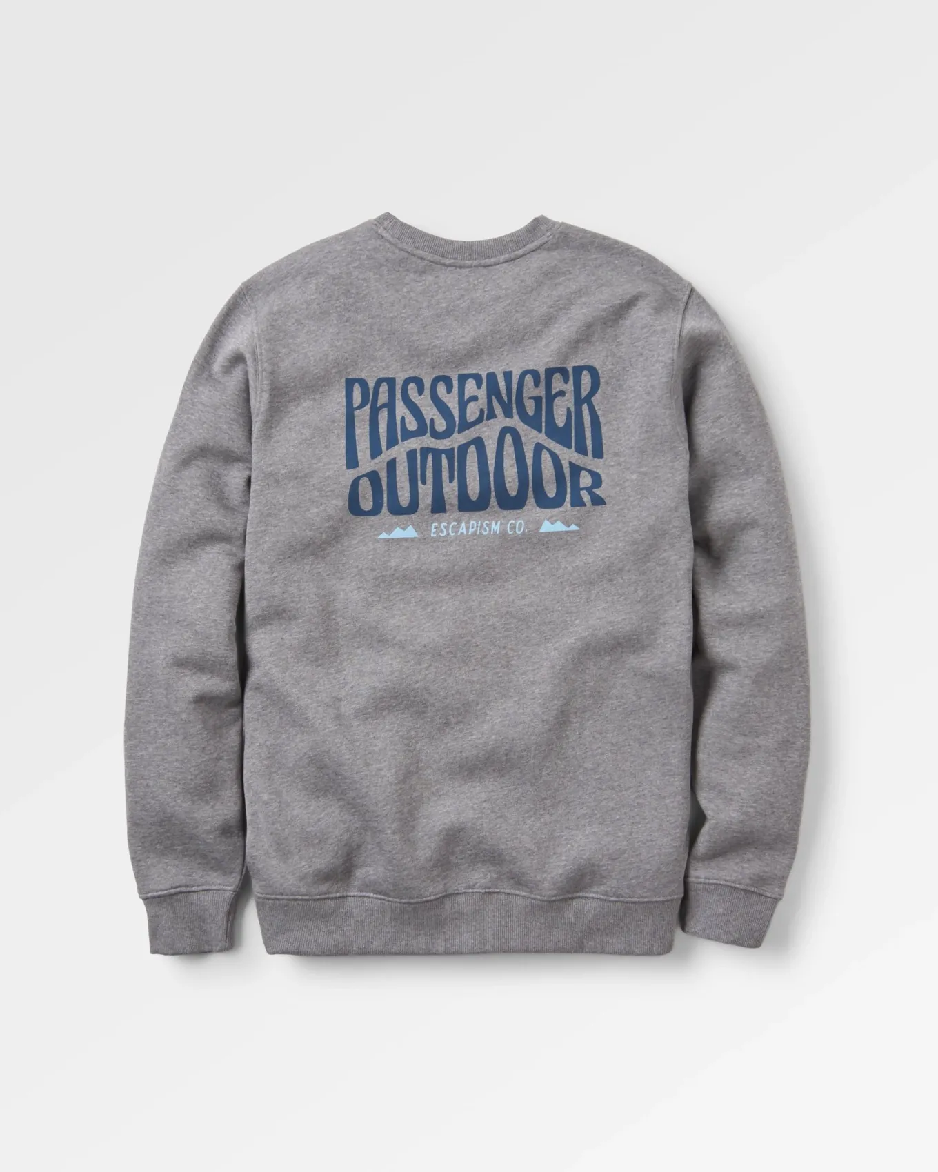 Yuca Recyceltes Baumwoll-Sweatshirt - Dunkelgrau meliert