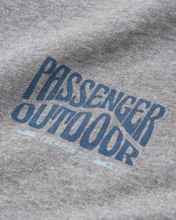 Yuca Recyceltes Baumwoll-Sweatshirt - Dunkelgrau meliert